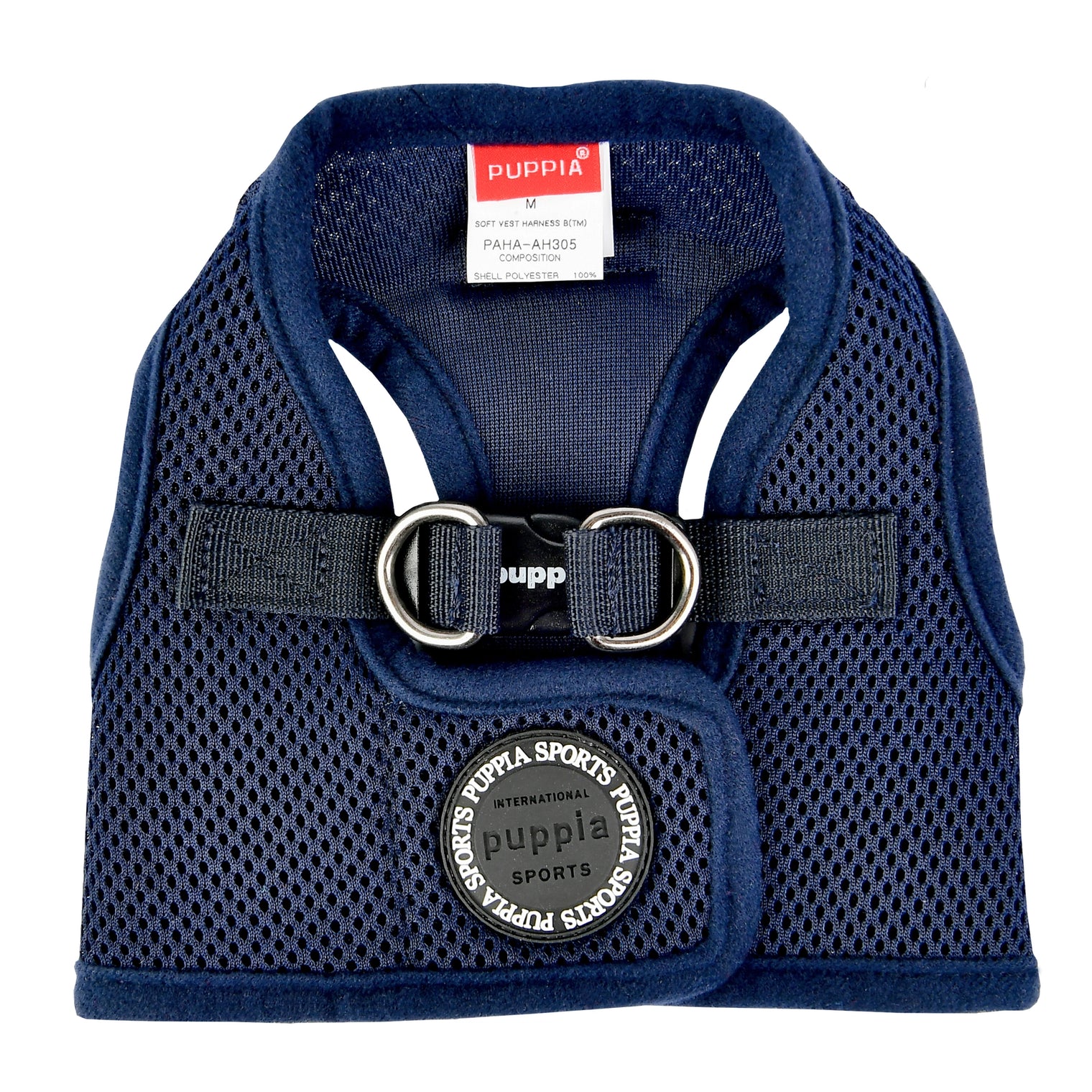 Puppia Navy Soft Vest Dog Harness Step-in