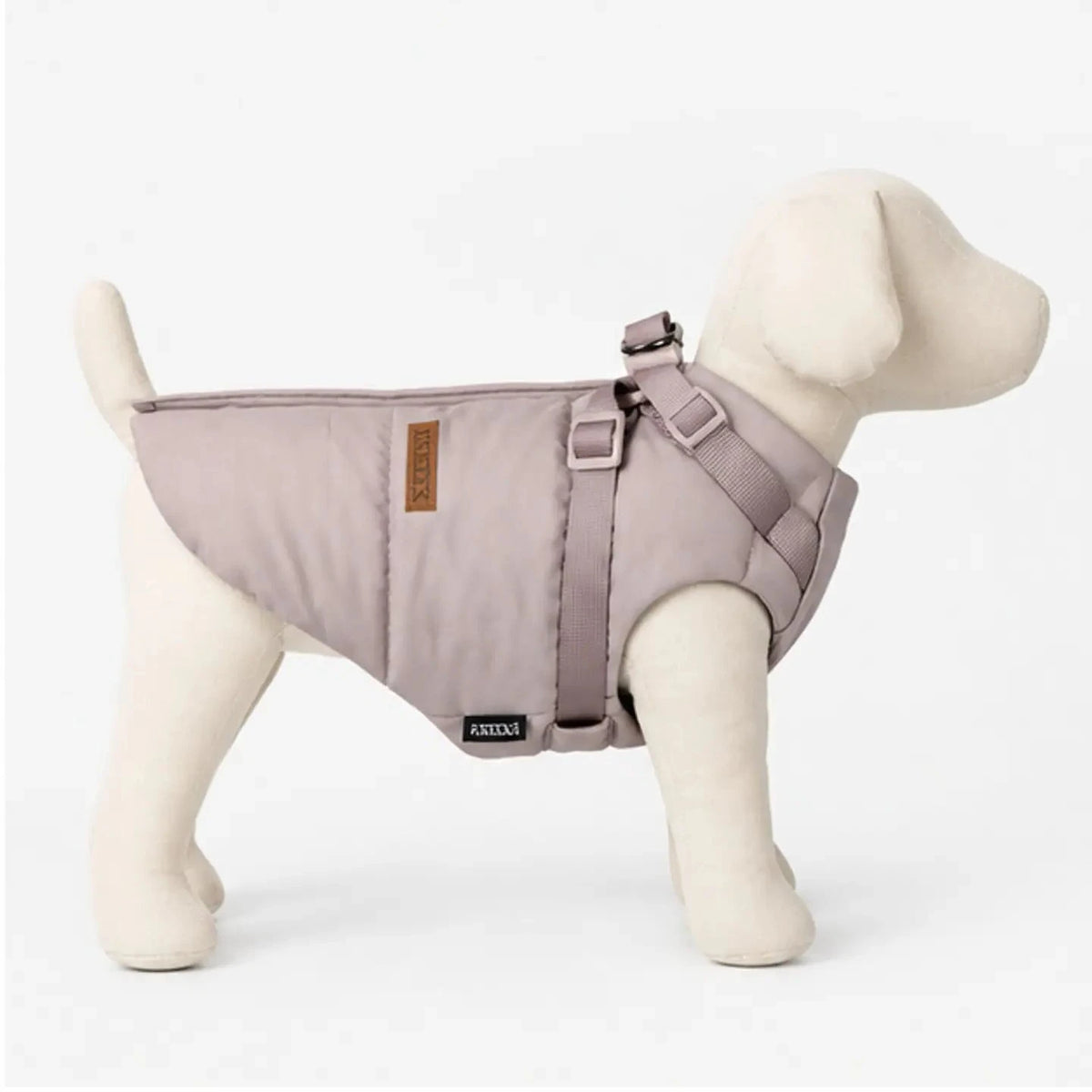 Pink Green Puffer Harness Coat