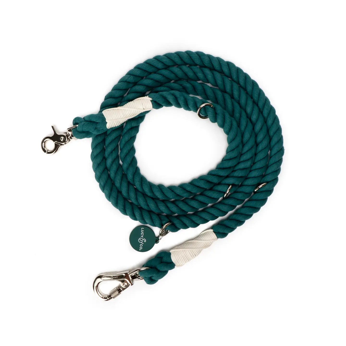 Lucy Evergreen Hands Free Rope Leash