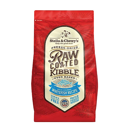 Stella & Chewy's Raw Coated Grain Free Whitefish Kibble, 3.5 lb Bag