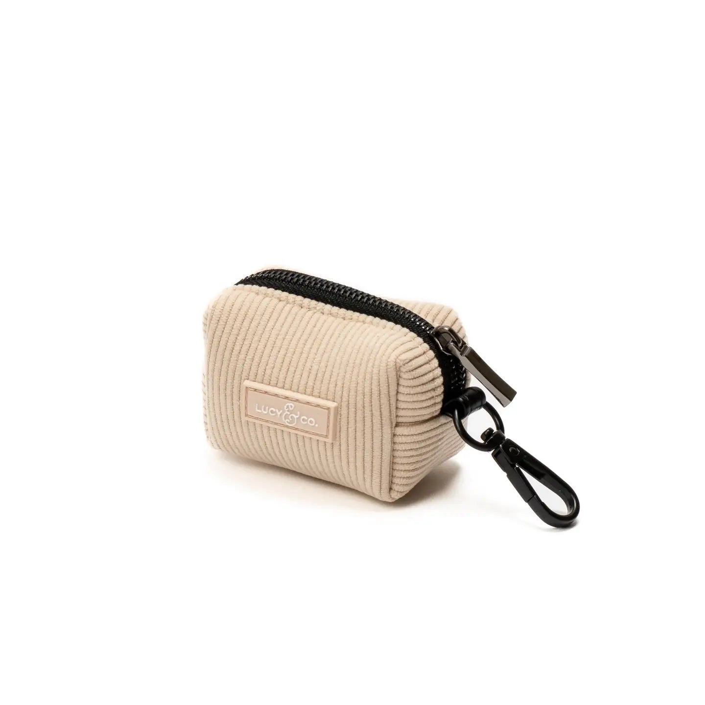 Cream Corduroy Everyday Poop Bag Holder
