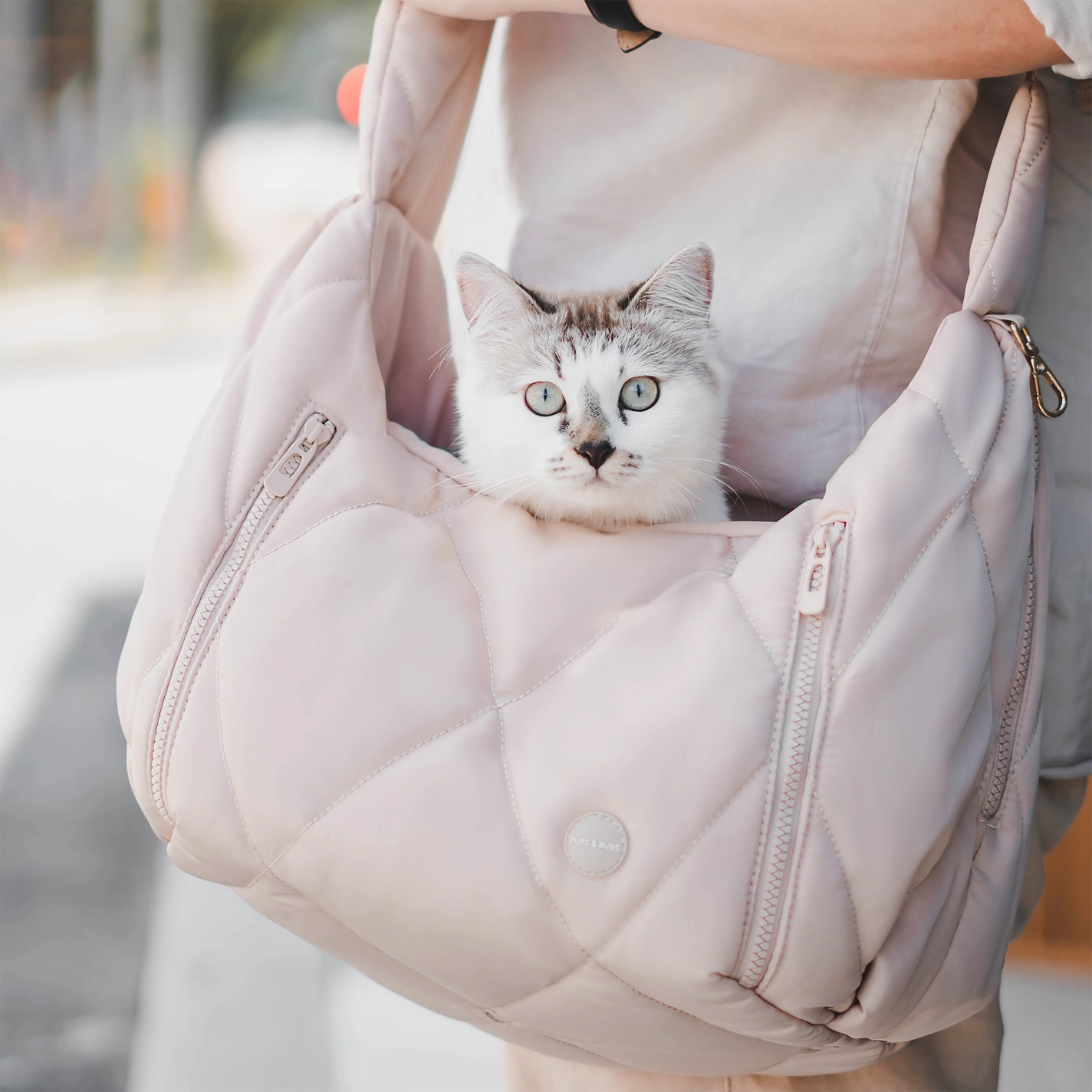 Cloud Crossbody Pet Carrier, Latte