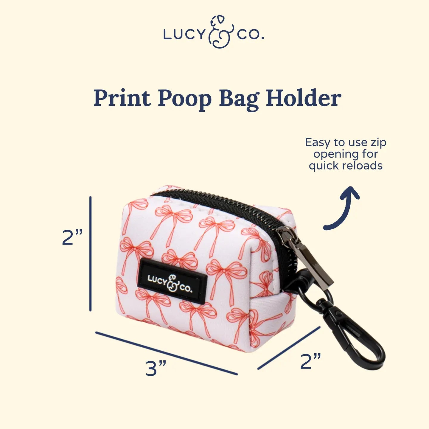 Take a Bow Everyday Poop Bag Holder