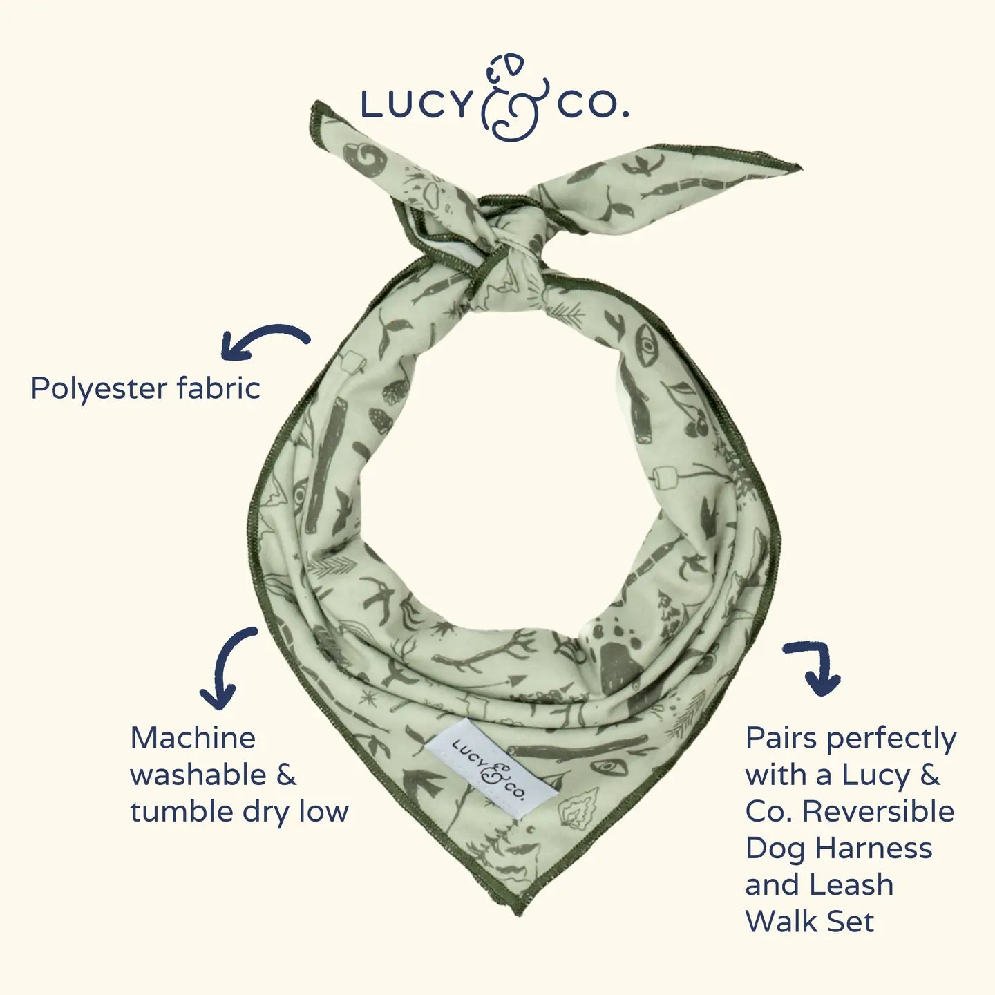 Lucy Camp Out Bandana