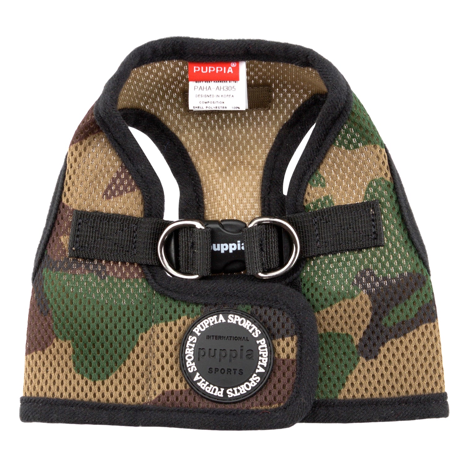 Puppia Camo Soft Vest Dog Harness Step-in