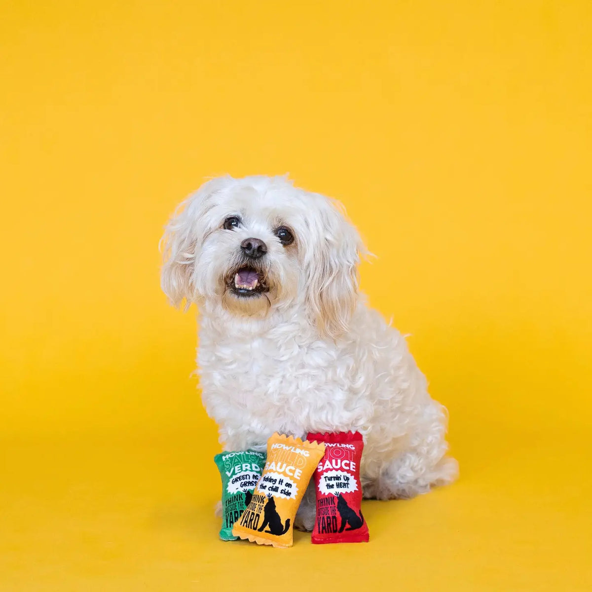 Howling Hot Sauce 3PC Dog Toy Set