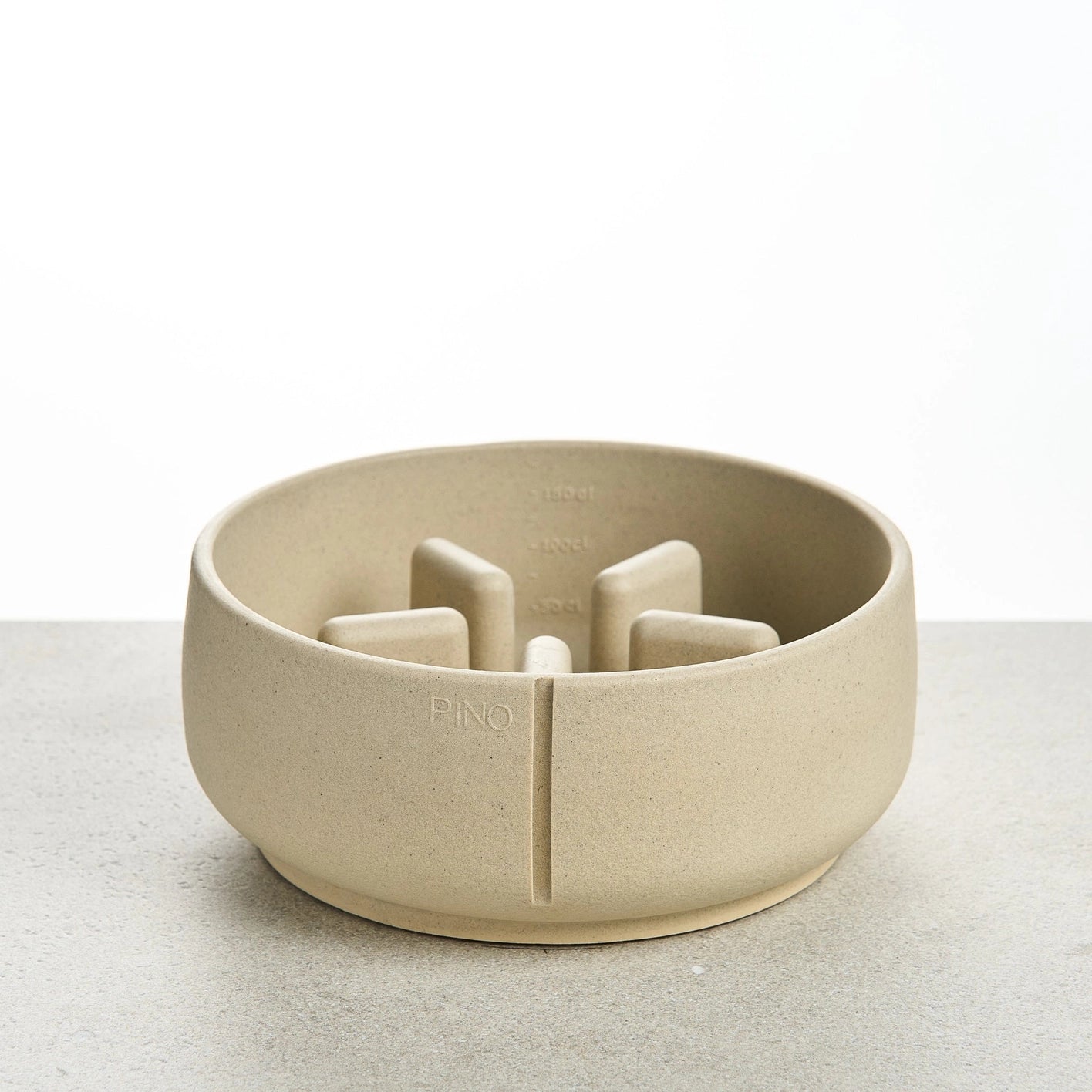 Slow Feeder in Owl Greige, 4 sizes