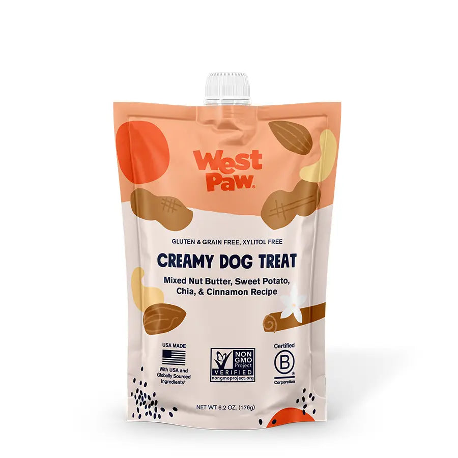 Creamy Nut Butter, Sweet Potato & Chia Seed Treat