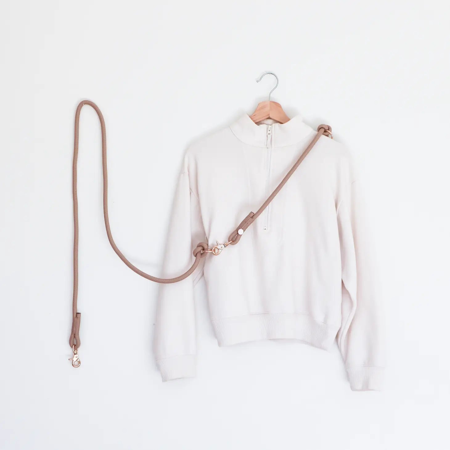 Furlou Tan Hands Free Adjustable Leash