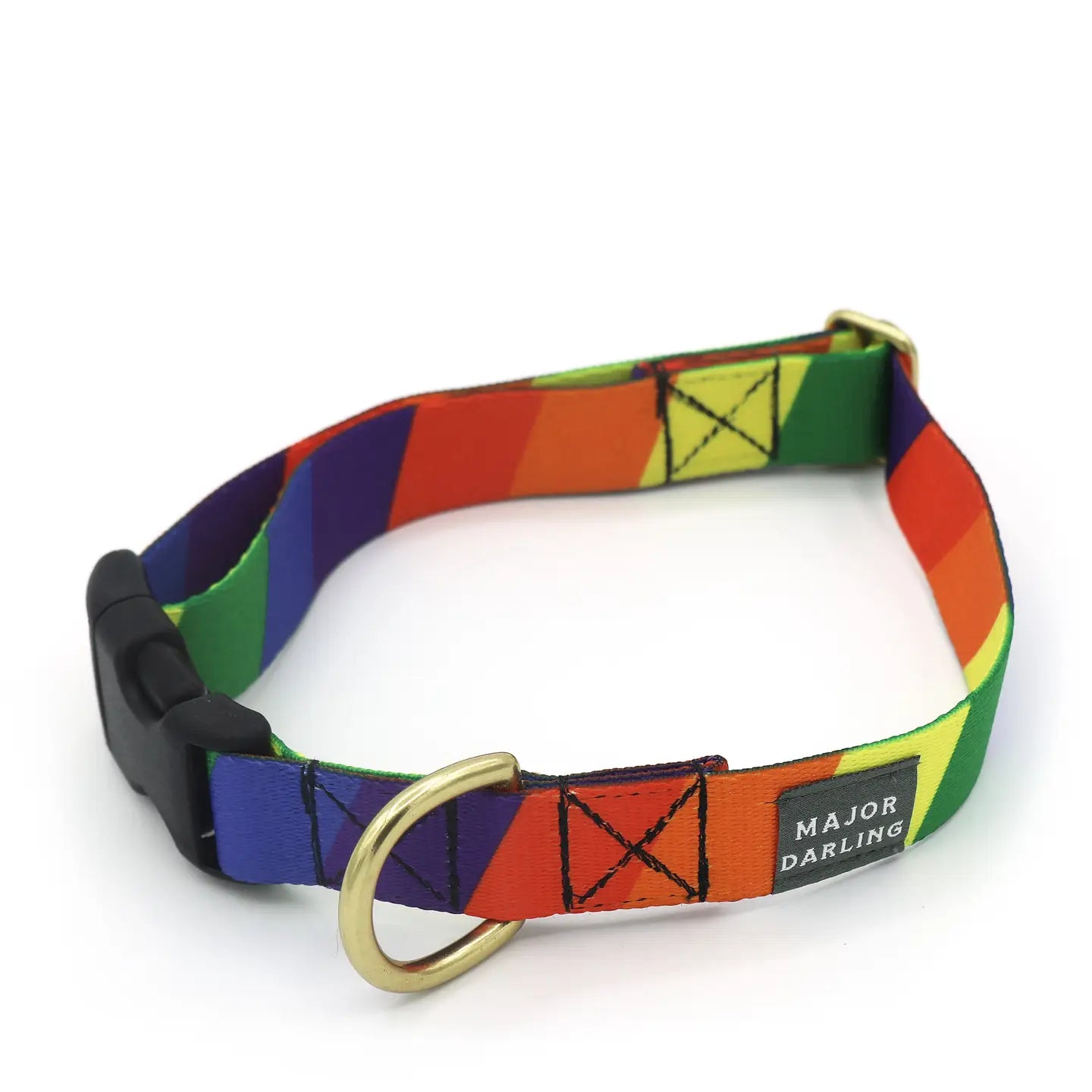 Rainbow Snap Dog Collar