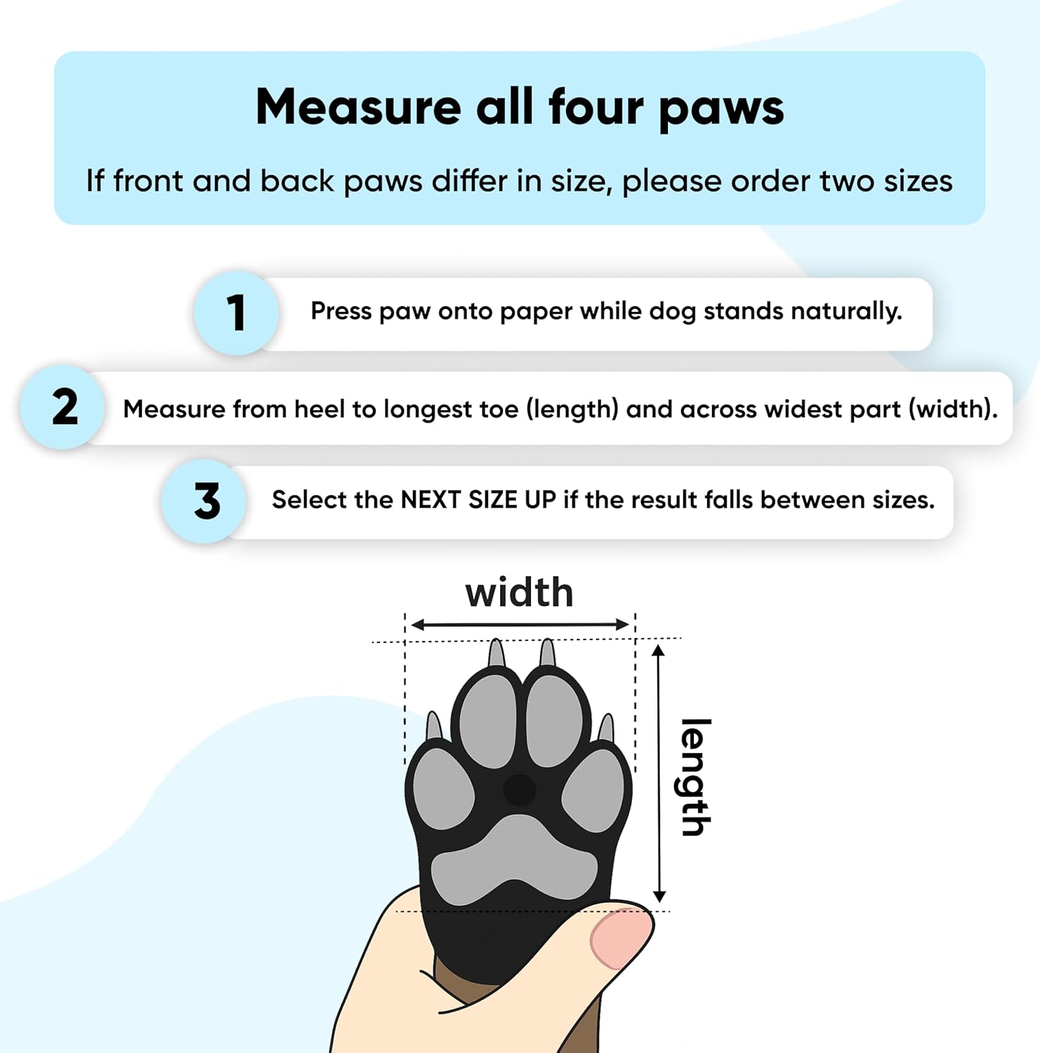 Blue Silicone Hot Pavement Dog Shoes