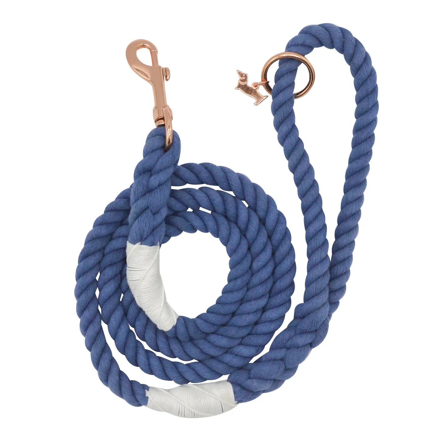 Nautical Navy Rope Leash