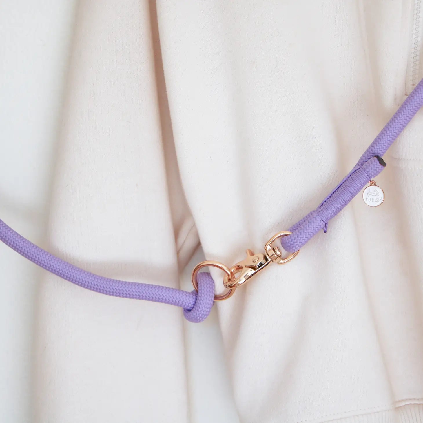 Furlou Lilac Hands Free Adjustable Leash