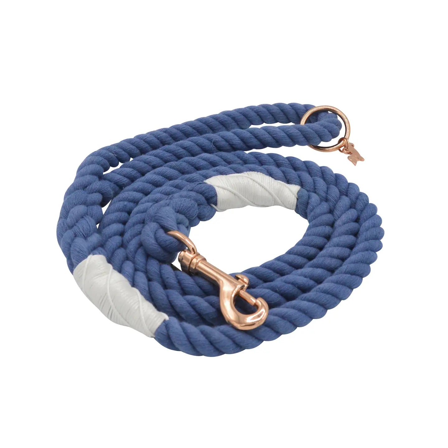 Nautical Navy Rope Leash