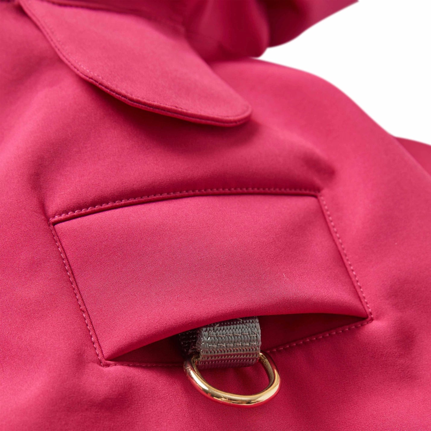 Waterproof Softshell Rain Coat, Deep Pink
