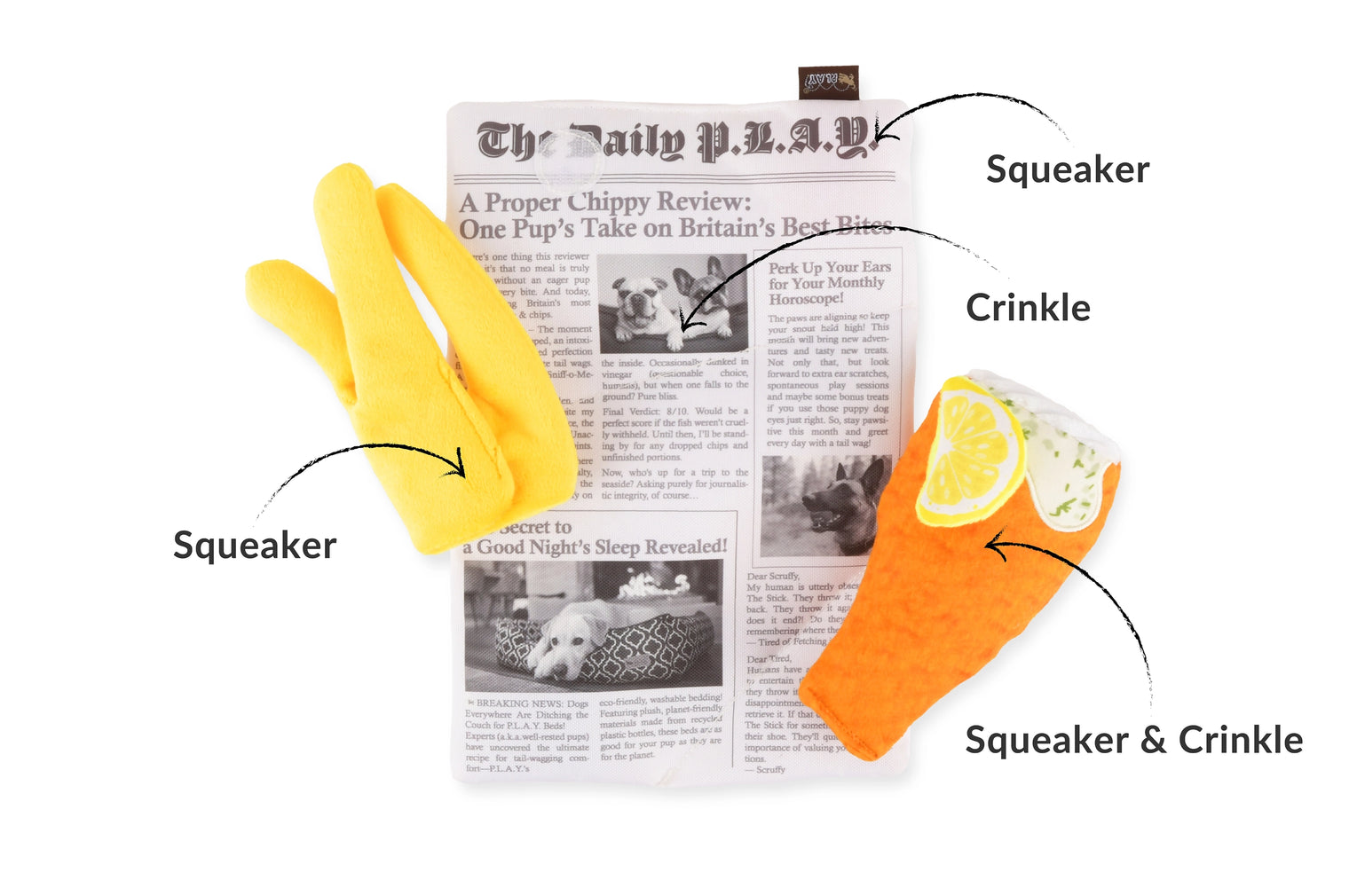 Chippy Chews, Fish n Chips Toy