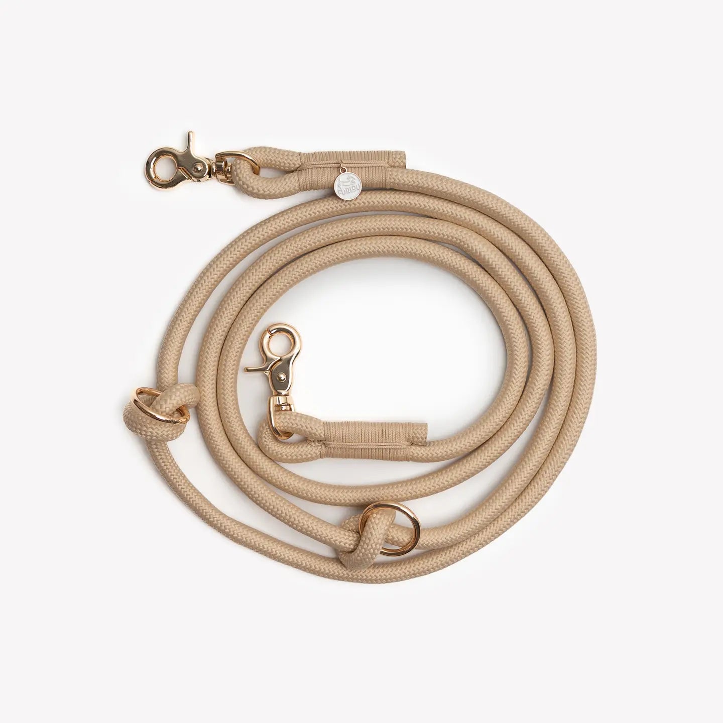 Furlou Tan Hands Free Adjustable Leash