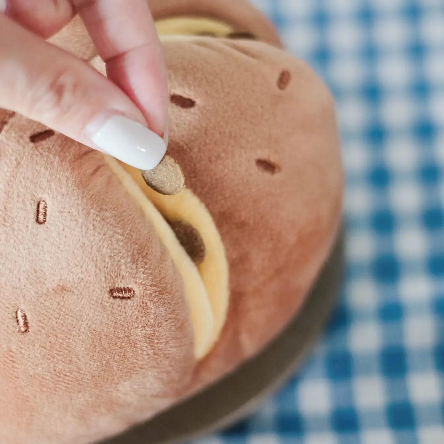 Cheesy Bread Nosework Toy