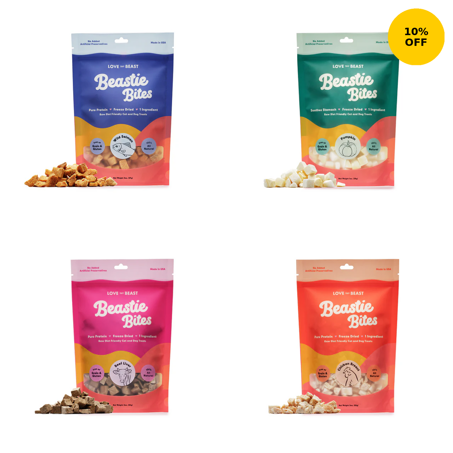 Beastie Bites 4-Pack Bundle