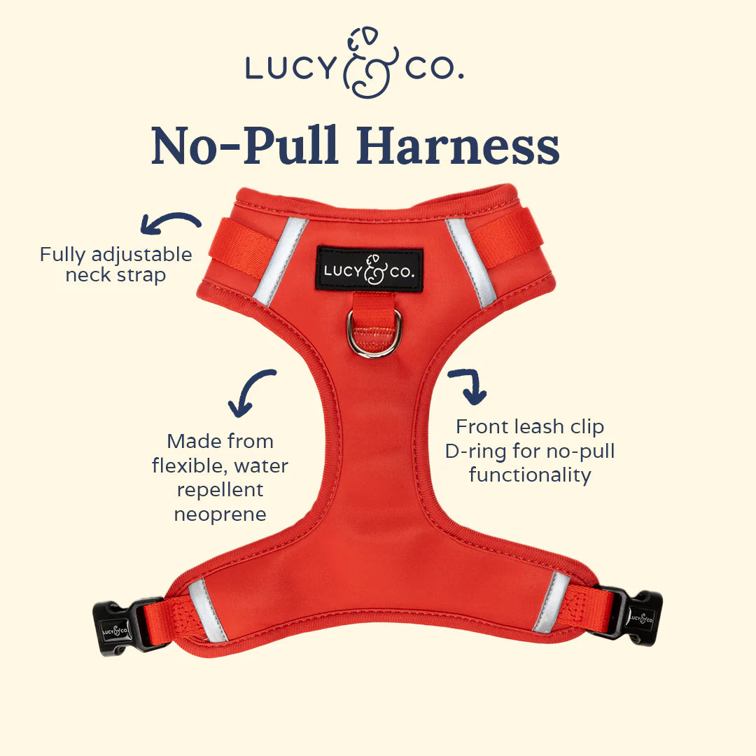 The Cherry Red No-Pull Harness