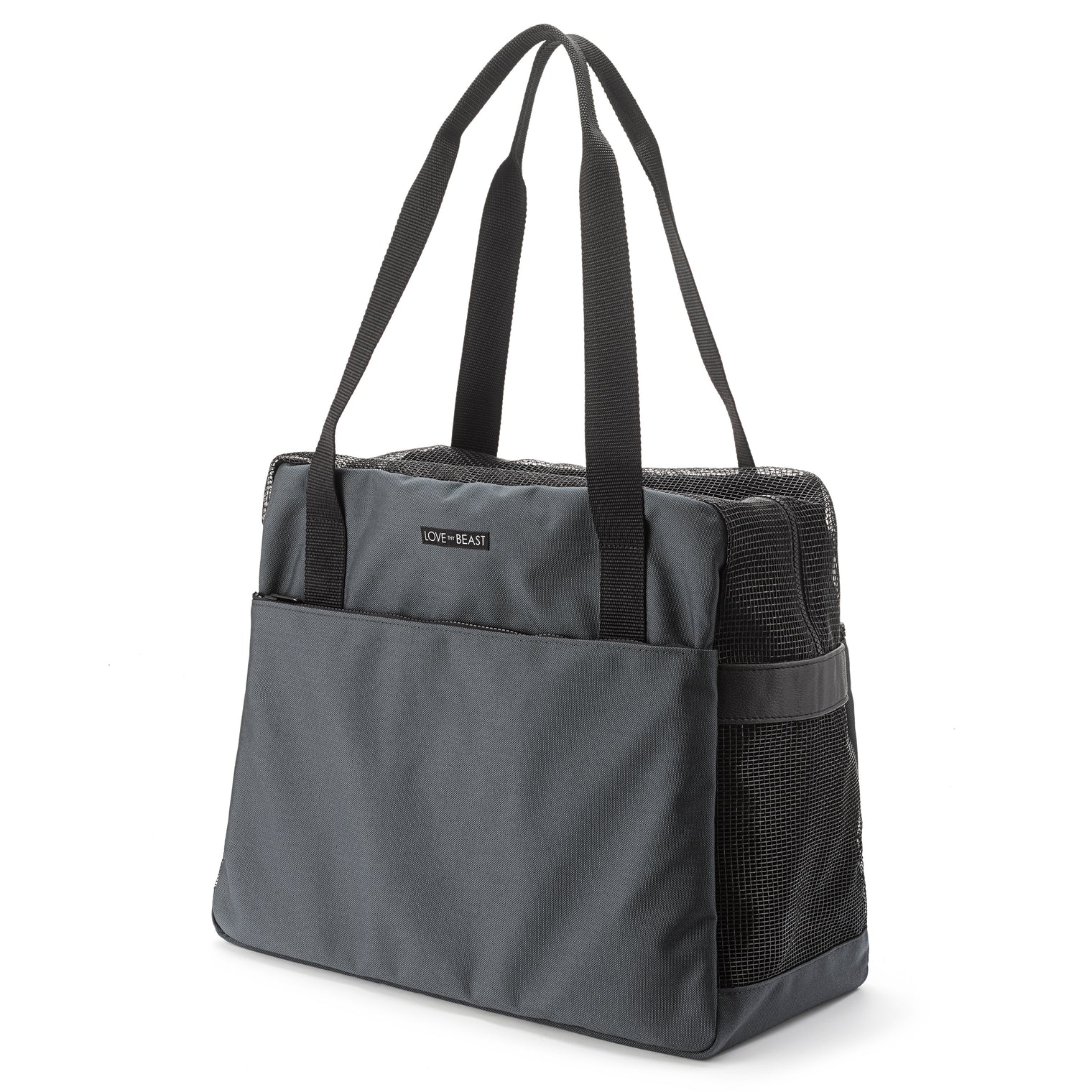 Nylon Pet Travel Carrier - Charcoal
