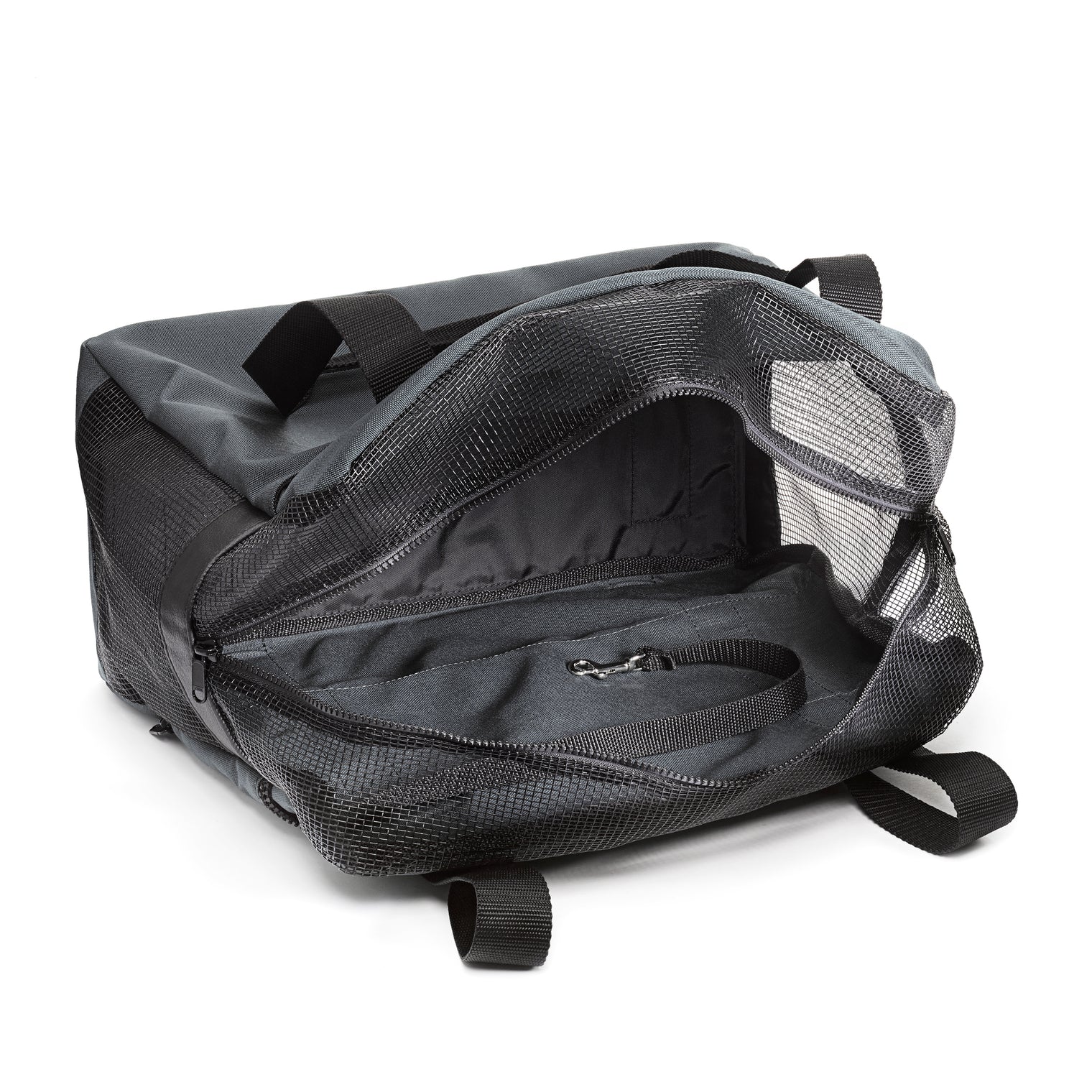Nylon Pet Travel Carrier - Charcoal