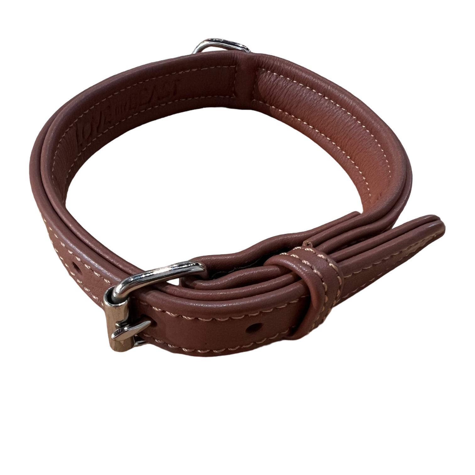 Brown Leather Collar