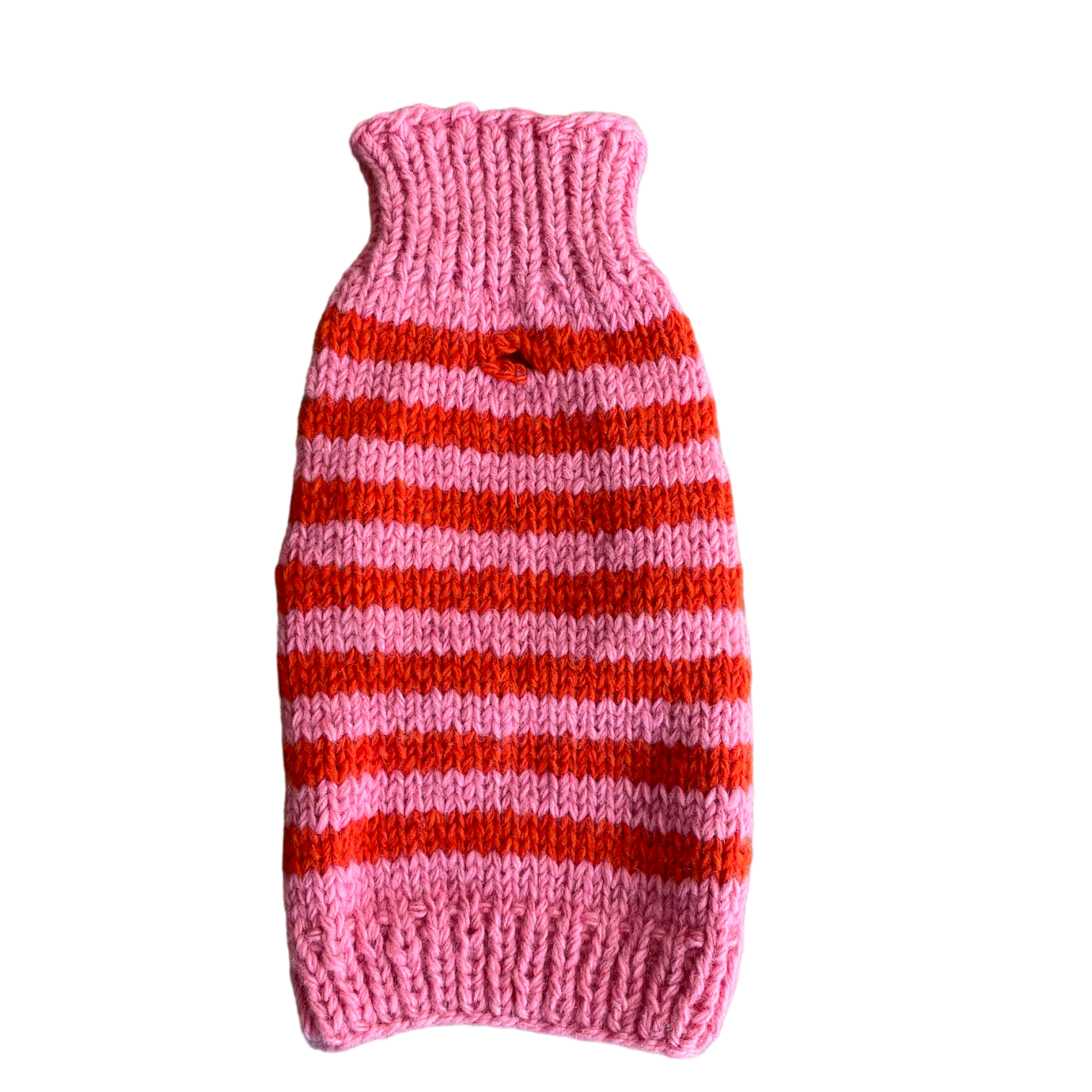 Pink Stripe Wool Sweater