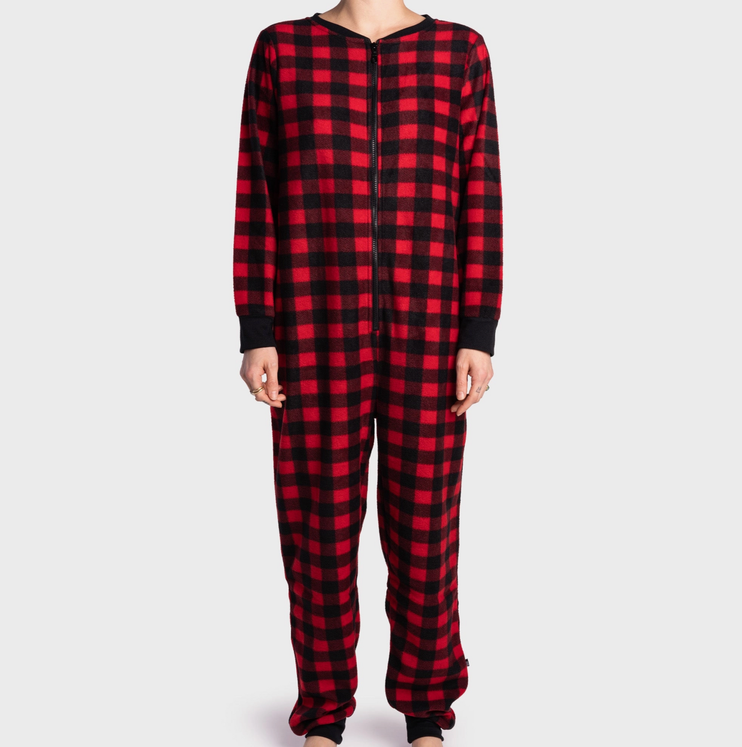 Matching Human & Dog Onesie - Plaid Red