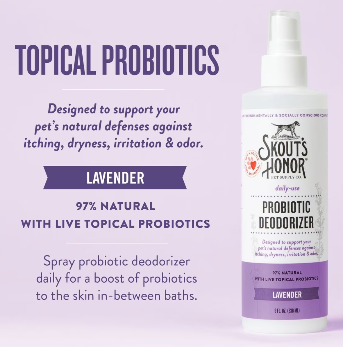 Probiotic Deodorizer - Lavender