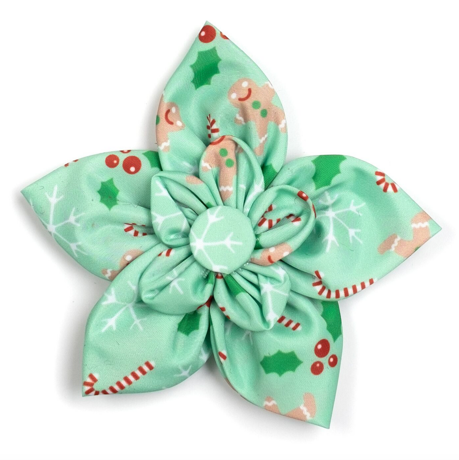 Gingerbread Pinwheel Flower