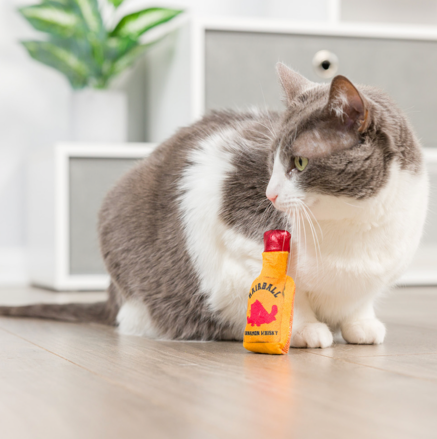 Hairball Cinnamon Whisky Cat Toy