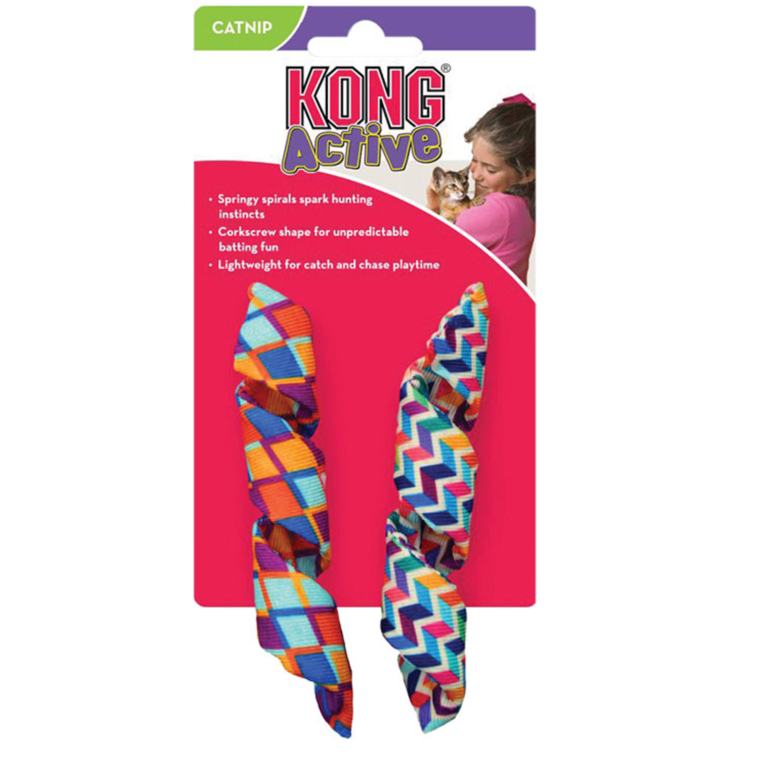 Kong Active Curlz 2pk