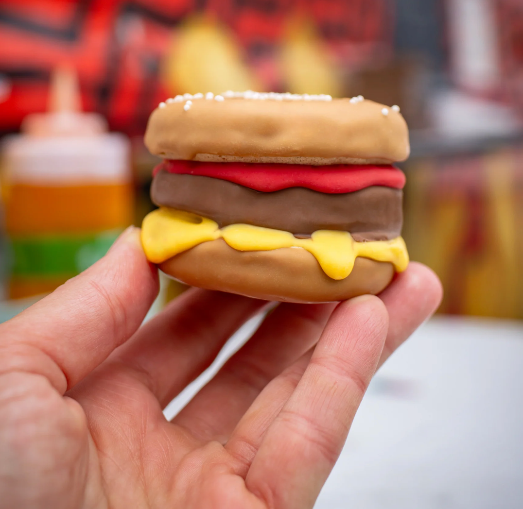 3D Burger Dog Cookie