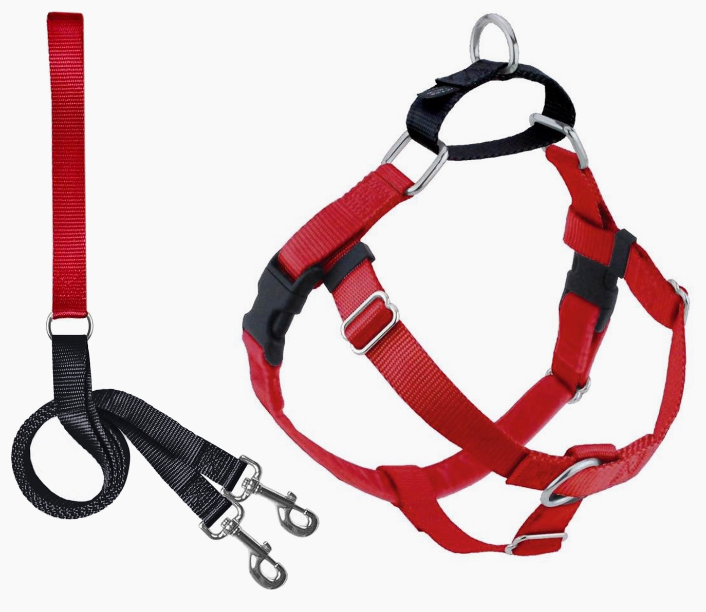 Red Freedom Harness & Leash