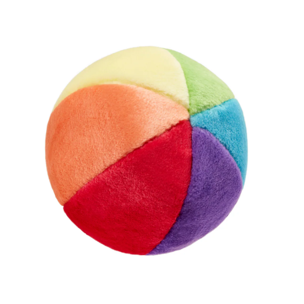 Mini Beach Ball Plush Dog Toy