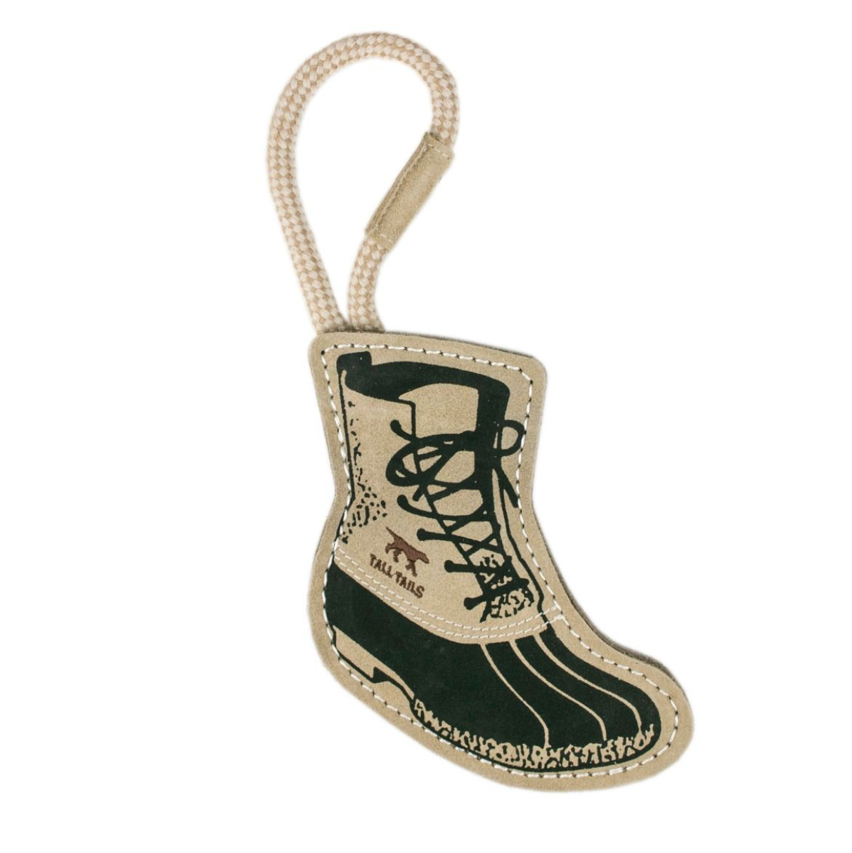 Hiking Boot Wool & Leather Toy