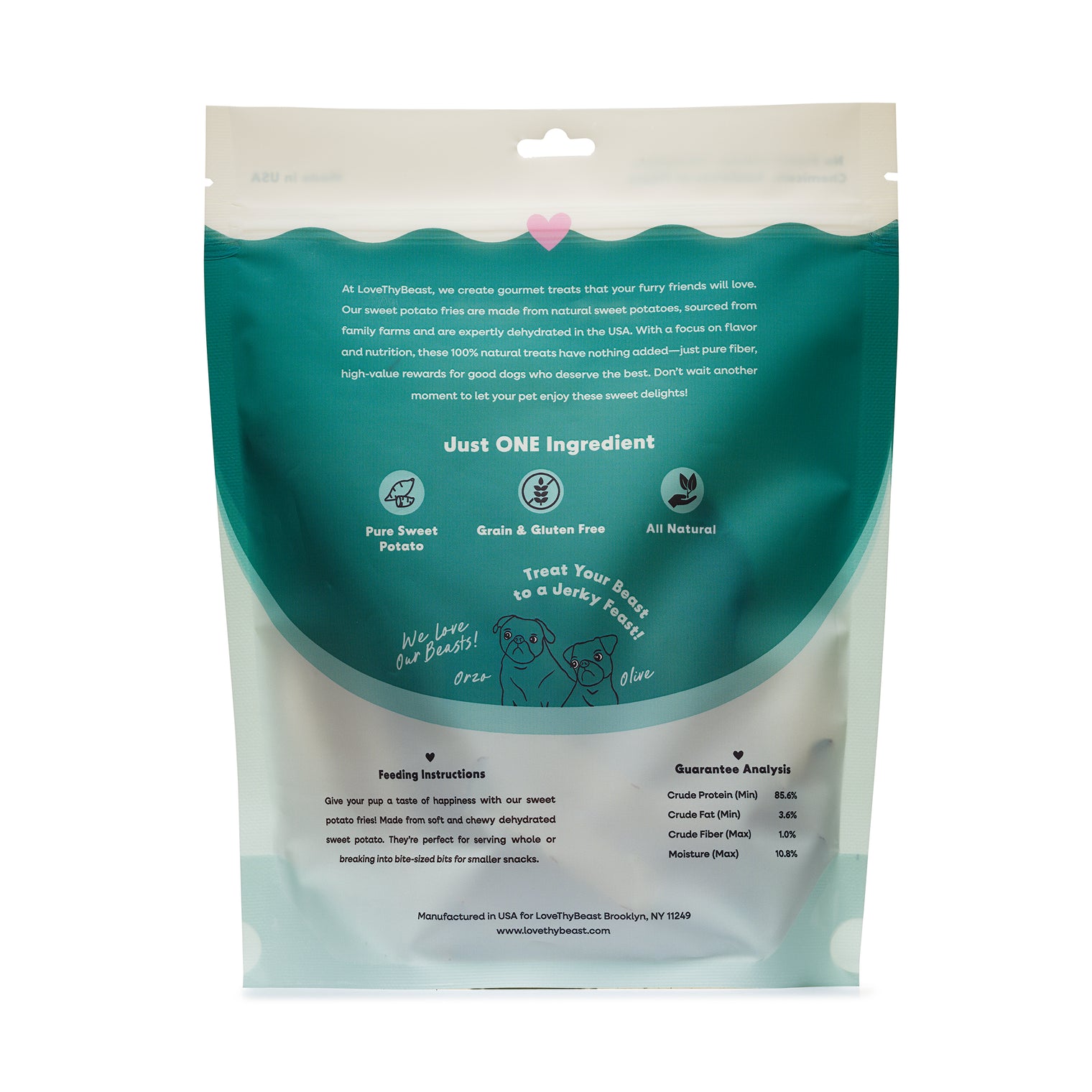 Sweet Potato Fries Treats, 7-oz Bag