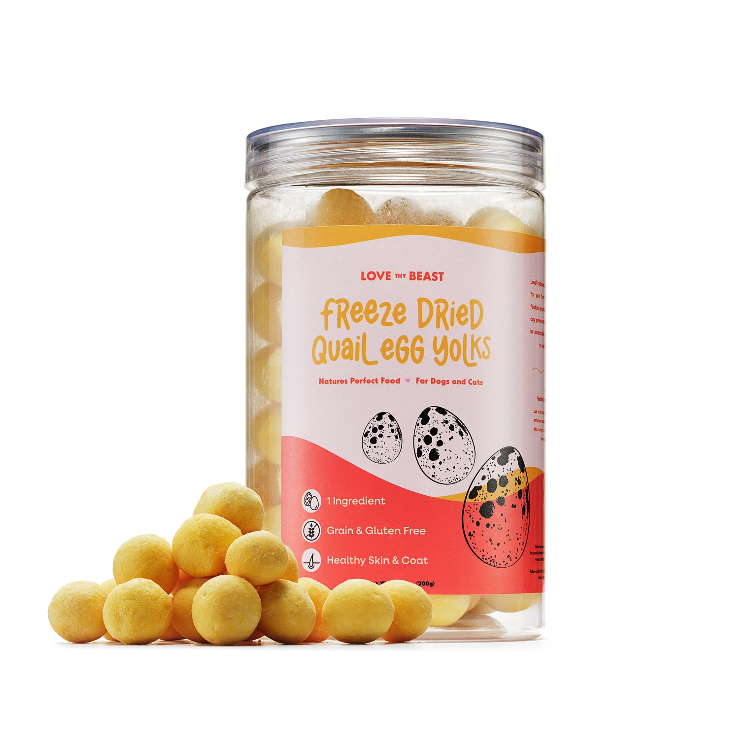 Freeze Dried Quail Egg Yolk
