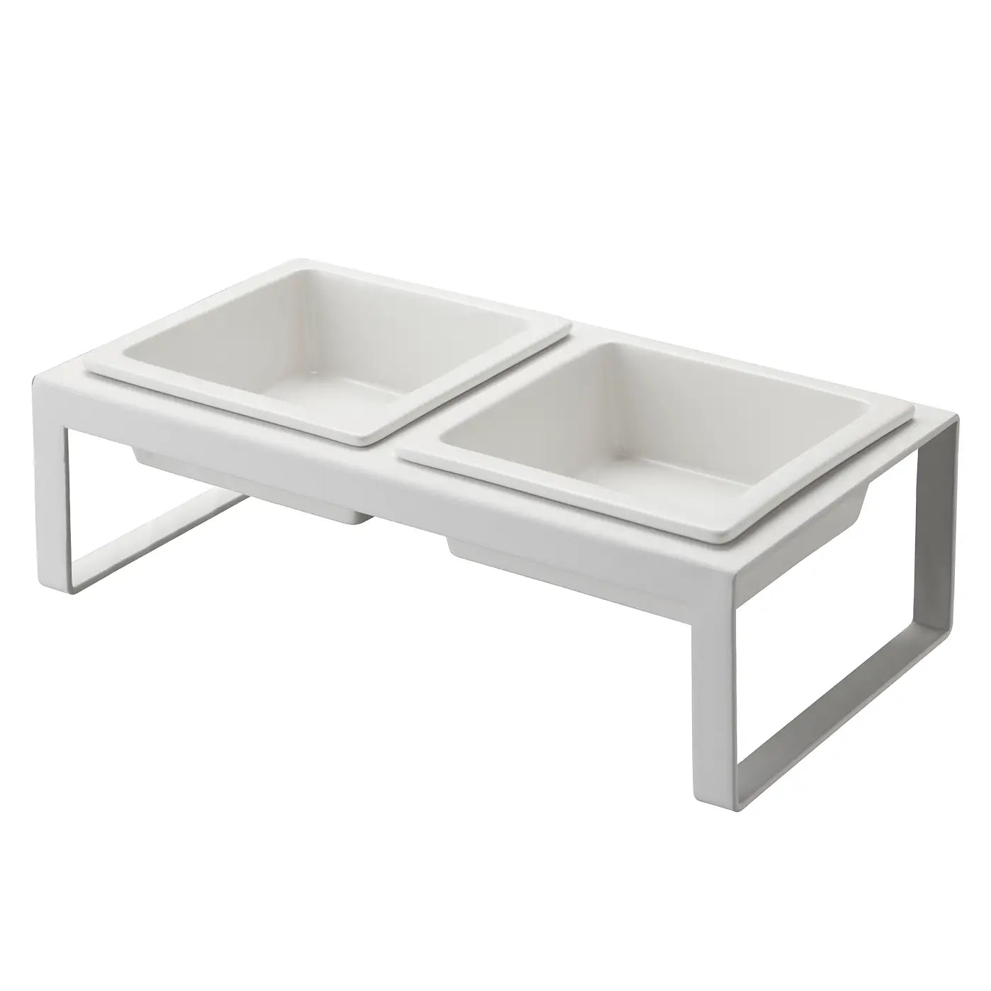 White Tower Pet Food Bowl, Tall