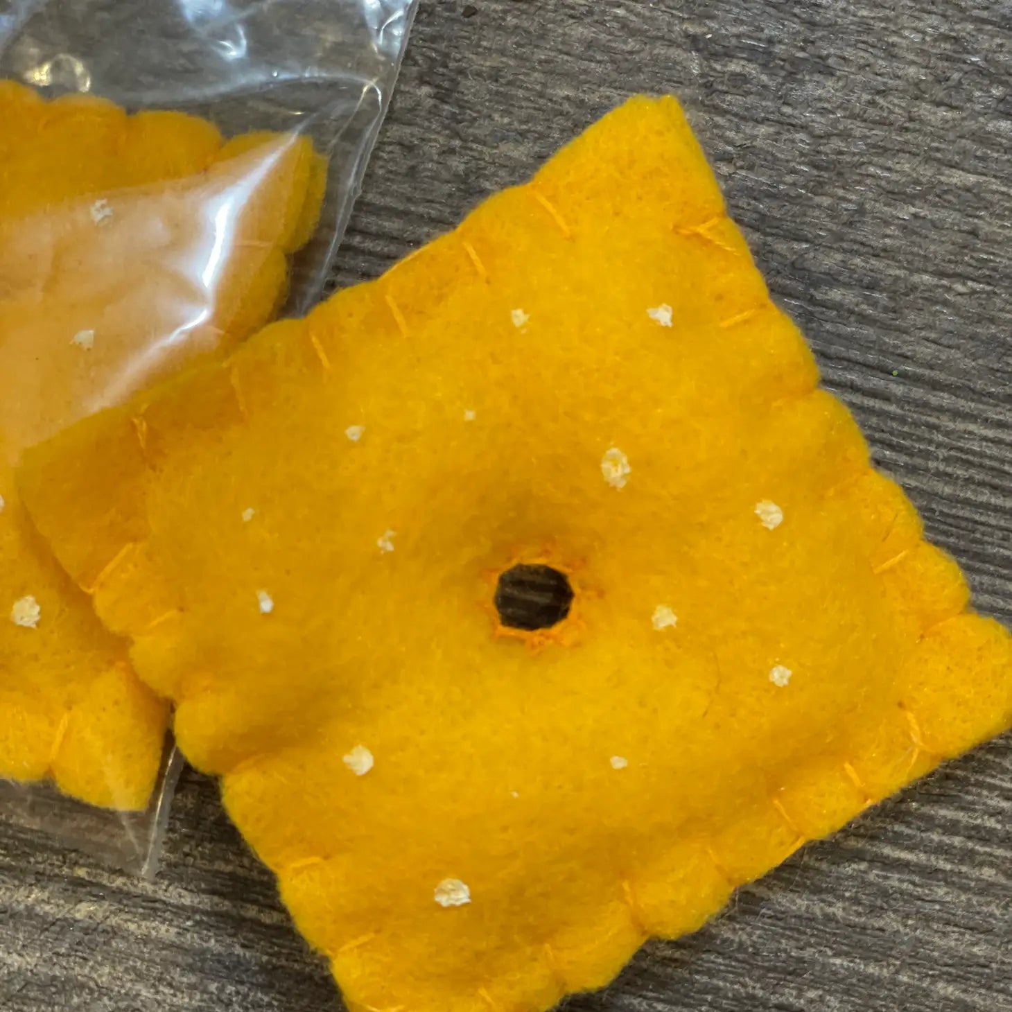 Catnip Cheeze Cracker Toy