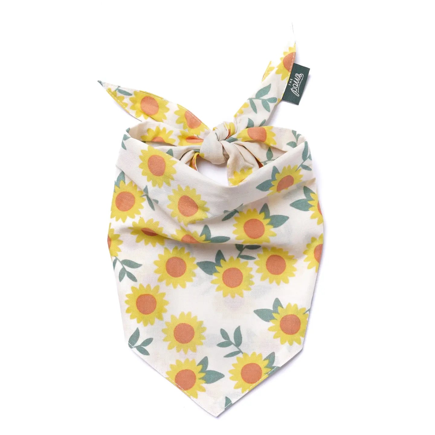 Sunflower Bandana, 3 Sizes