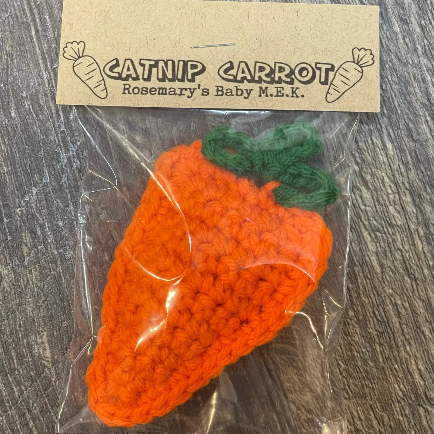 Catnip Carrot Toy
