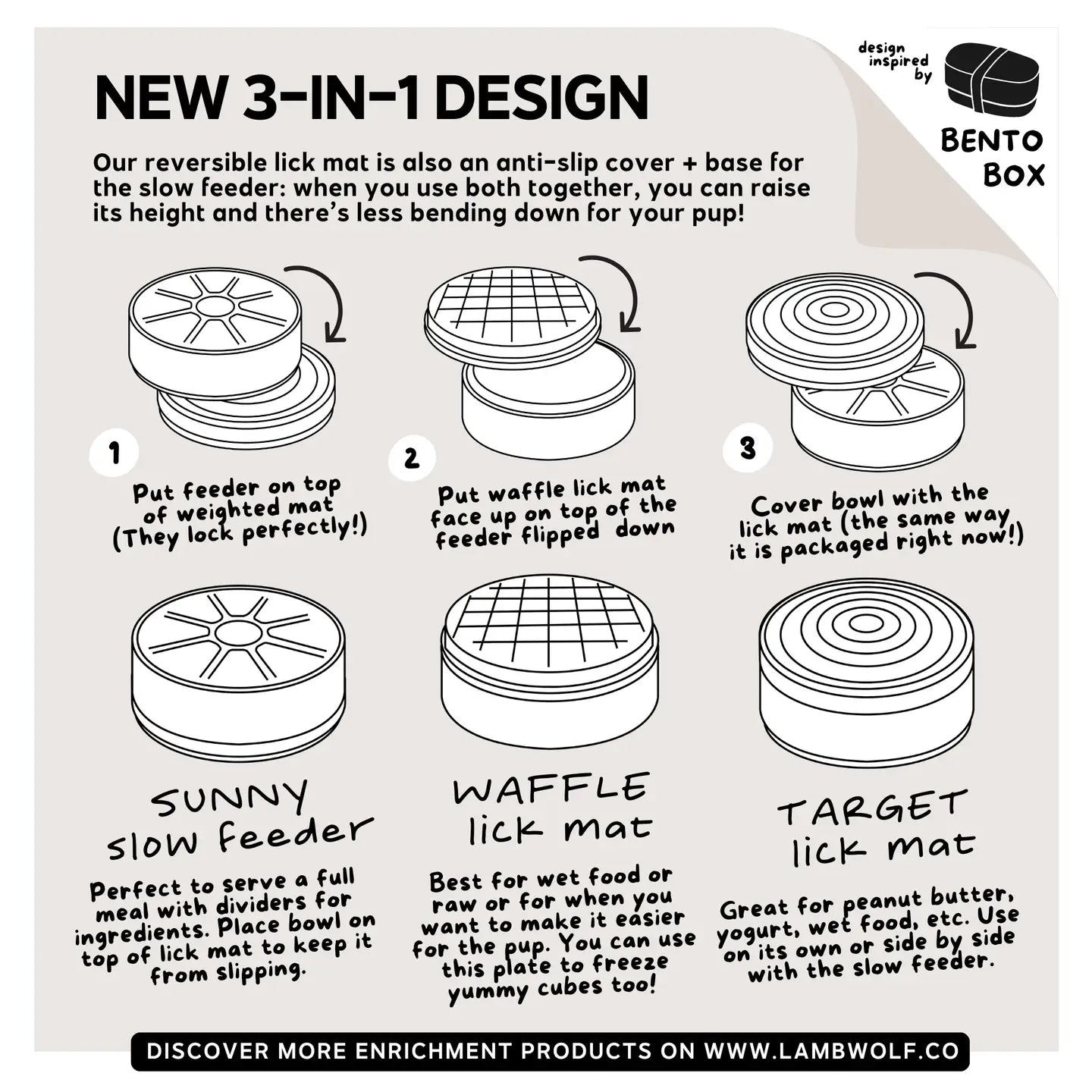 3 in 1 Bento Bowl, 2 colors