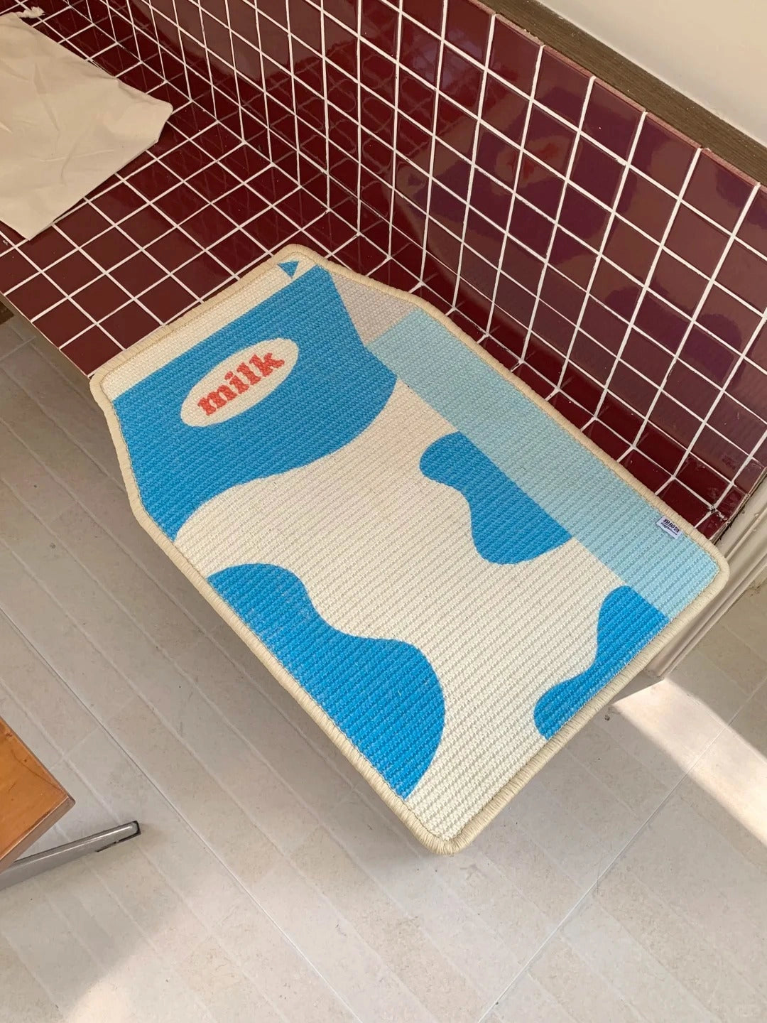 Cat Scratching Sisal Mat - Milk