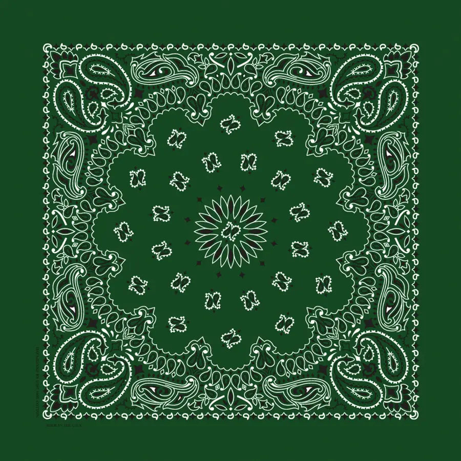 Hunter Paisley Bandana 22"