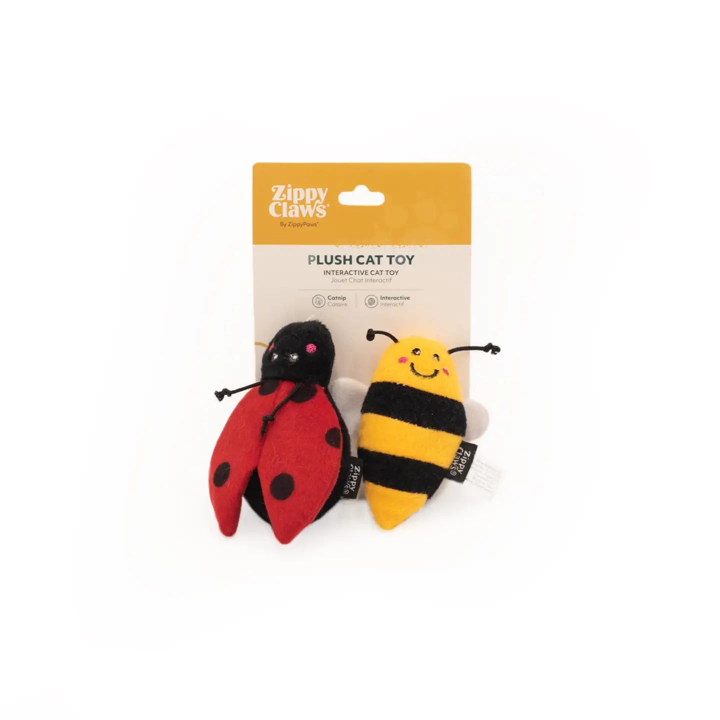 Lady Bug and Bee Cat Toy