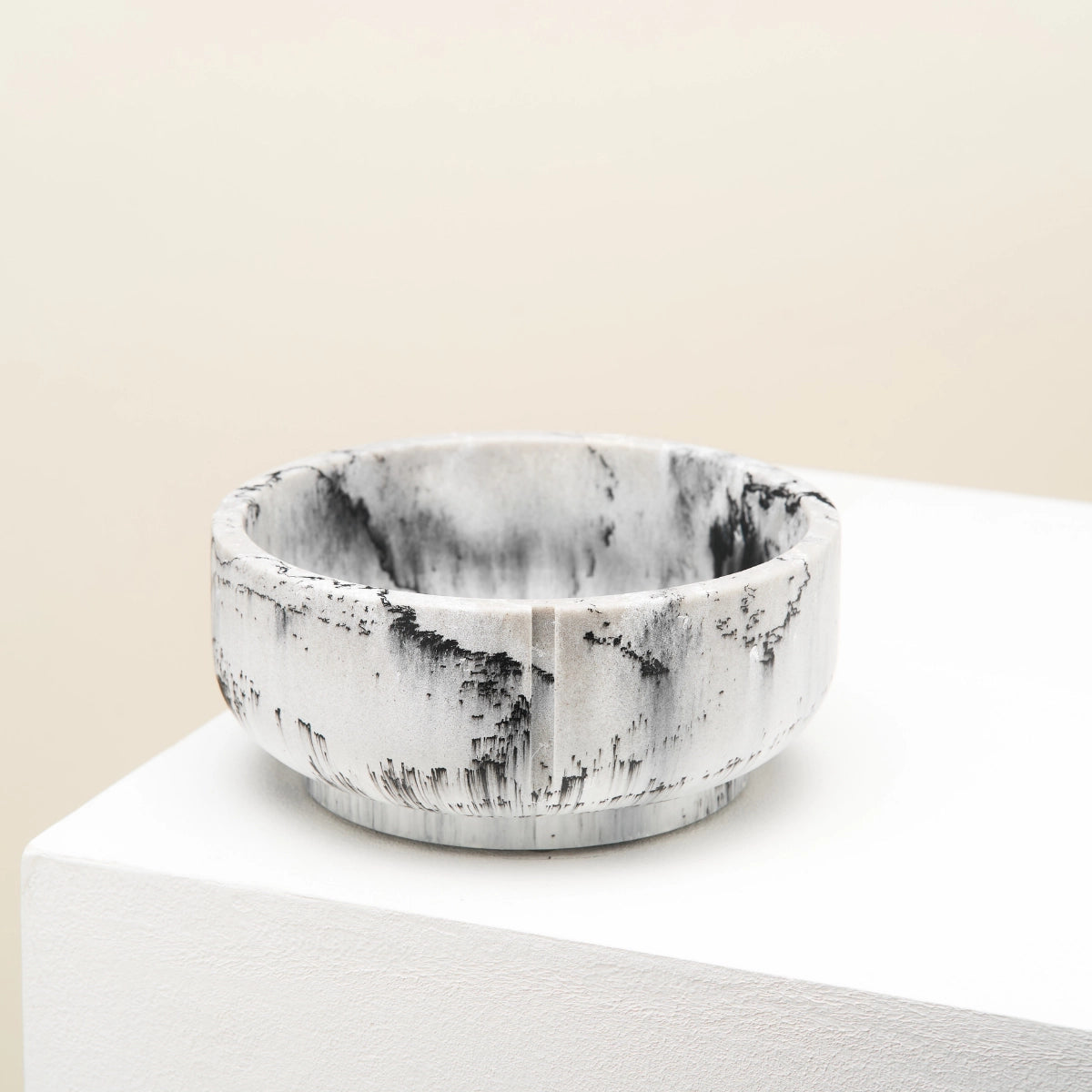 Marble Dog Bowl in Grey, 3 sizes