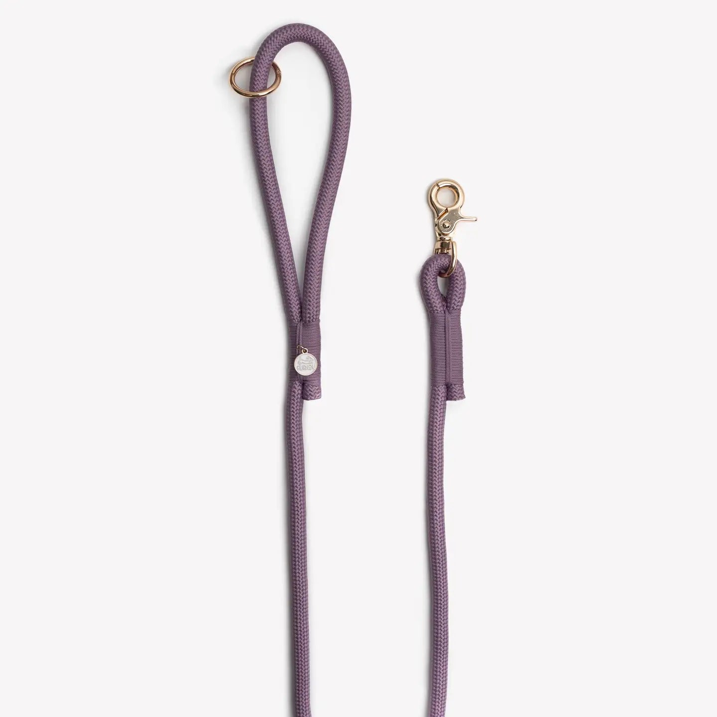 Furlou Lilac Braided Rope Leash, 5ft