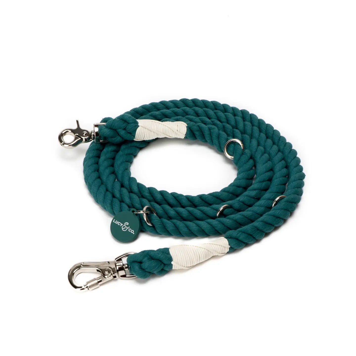 Lucy Evergreen Hands Free Rope Leash